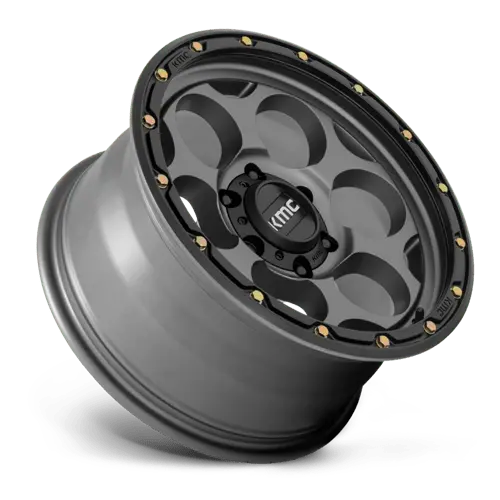 Kmc Km541 Alloy Wheel – 17X8.5", 6X5.5", Gunmetal Black Lip, Zero Offset 1