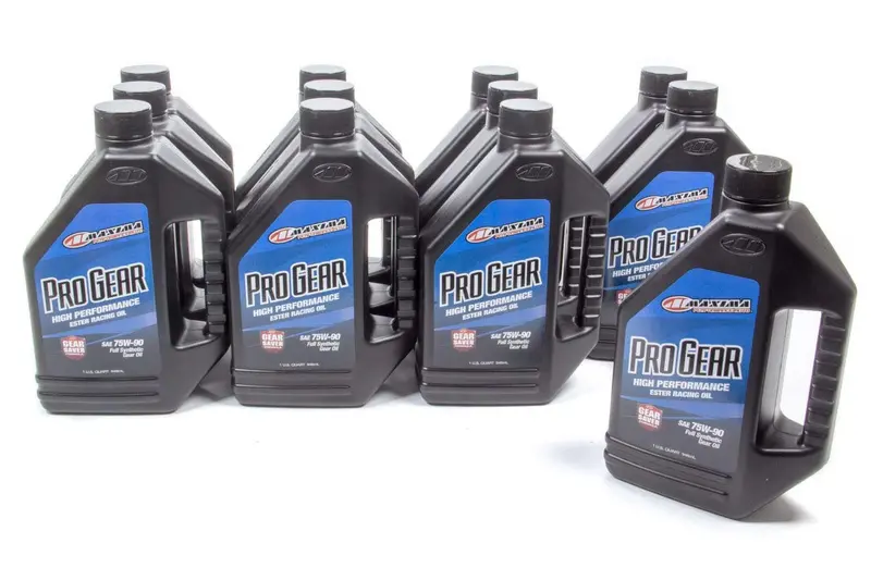 Maxima Racing Oils 49-44901 Pro Gear Oil – 75W90 Synthetic, 12-Unit Case (1 Quart Each) 1
