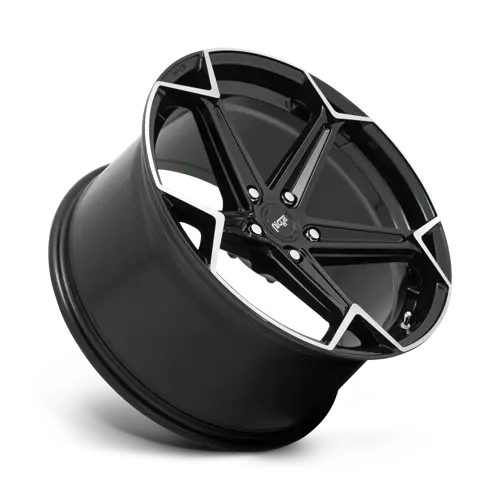 Niche M259 20×10.5 Wheel – 5×112 Bolt Pattern, +40Mm Offset, Gloss Black Brushed Finish 1