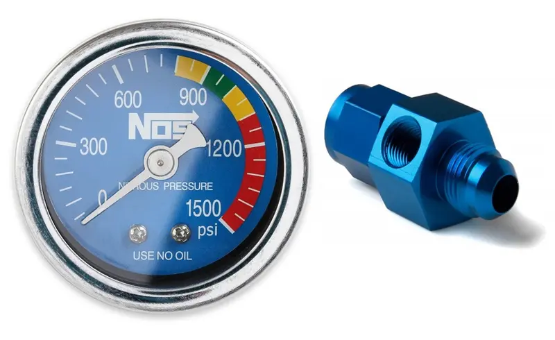 Nos Nitrous Oxide Systems 15934 Pressure Gauge For Nitrous Bottle Monitoring 1