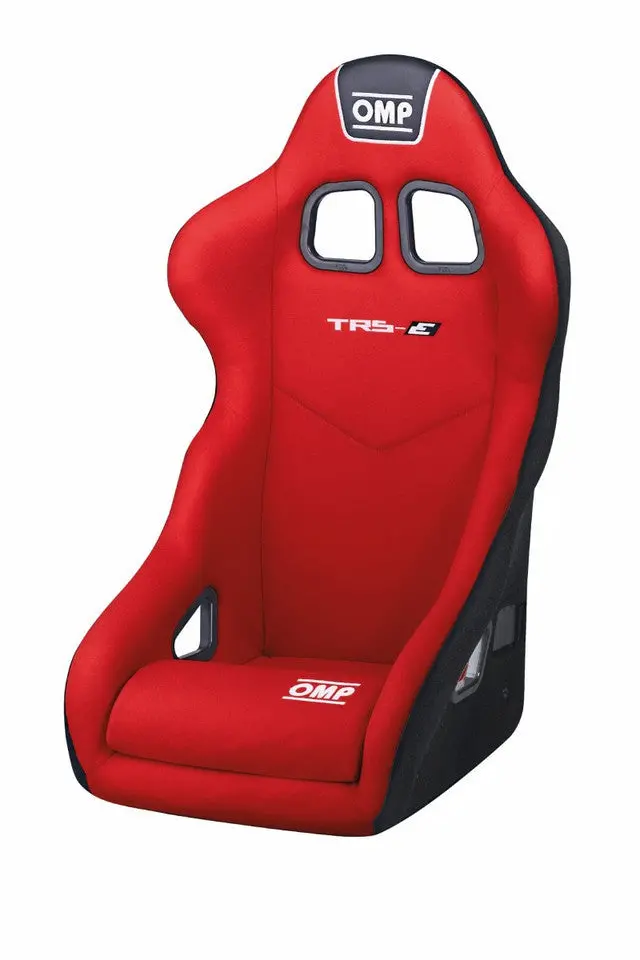 Omp Ha0-0741-B01-061 Trs-E Racing Seat – Red Fabric/Alcantara 1