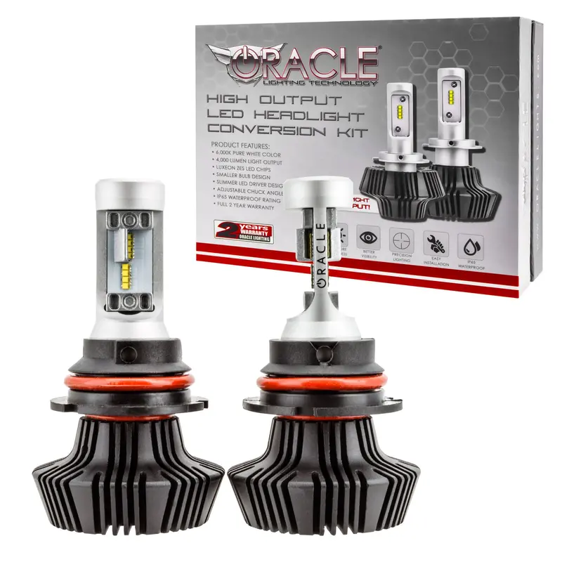 Oracle Lighting 9004 Led Headlight Bulbs – 4,000+ Lumens, Dual-Bulb Set 1