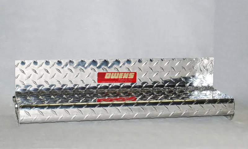Owens Products Classicpro Diamond-Textured Running Boards – 4-Inch Aluminum, Fits 1992–2014 Ford E-Series 1