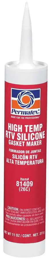 Permatex High-Temp Rtv Silicone – Red Formula, 11 Oz Cartridge 1