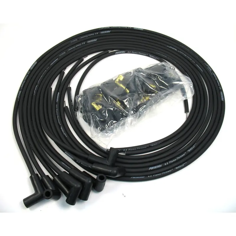 Pertronix 808290 Wires, Univ. 8Mm 8 Cyl 90 Deg Black 1
