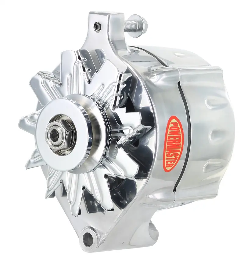 Powermaster 150-Amp Ford Alternator Upgrade – Polished, 1-Wire, 100 Idle Amps 1