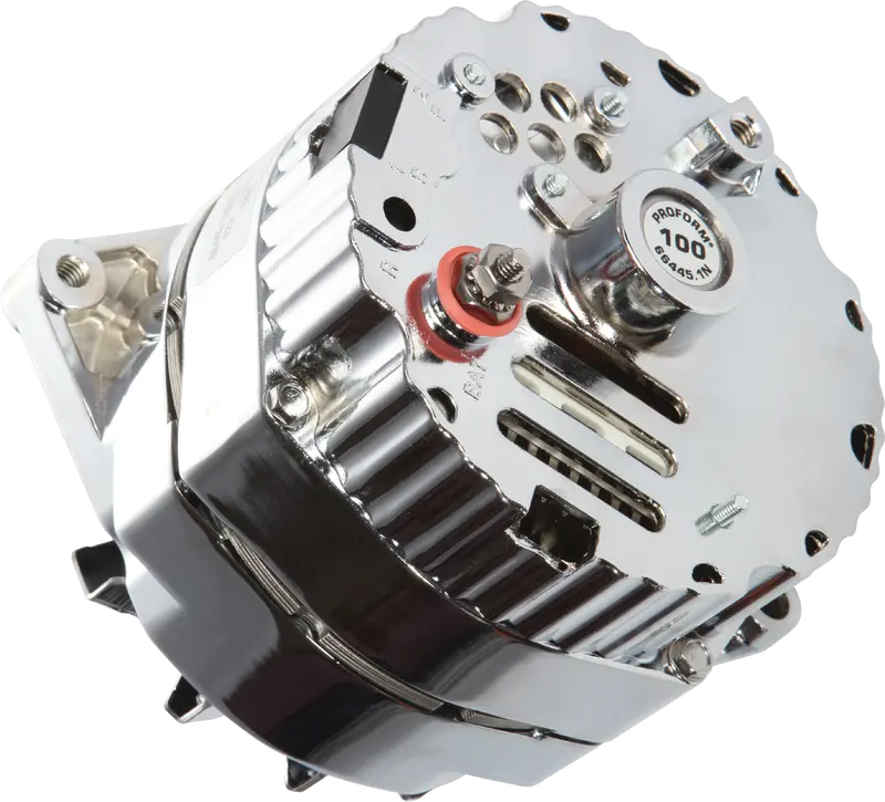 Proform 66445.1N 100-Amp Alternator — Gm One-Wire Design With Chrome-Machined Pulley 1