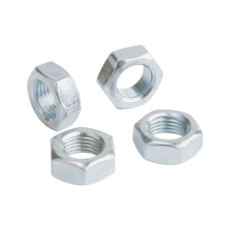 Qa1 Mjnl14S-1 Left-Hand Metric Jam Nut — M14×2.0, 6H Thread, 22Mm Hex Steel Fastener 1