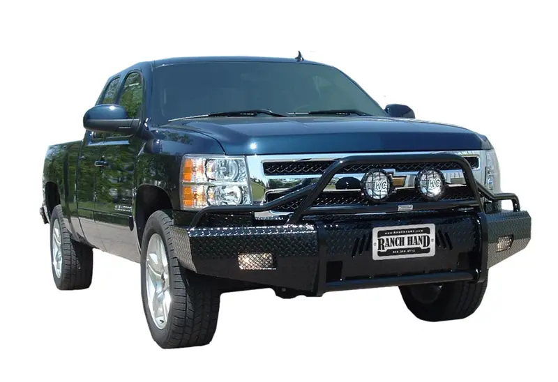 Ranch Hand Summit Bullnose Front Bumper – Compatible With Factory Tow Hooks And Fog Lights (Bsc08Hbl1) 1