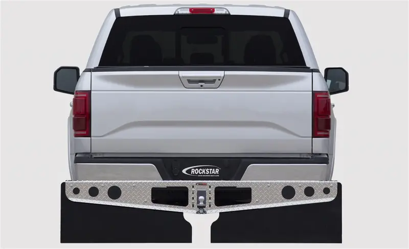 Rockstar A10200121 Xl Hitch-Mount Mud Flaps – Aluminum Frame With Stabilizer Plate 1