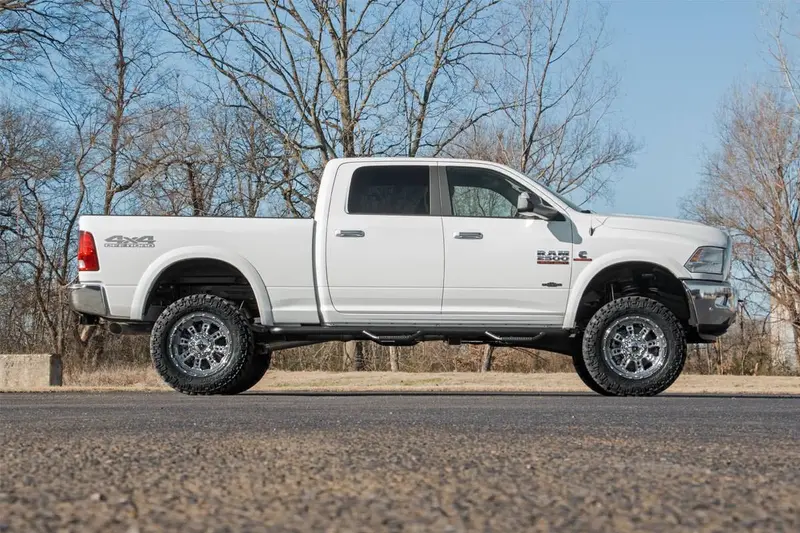Rough Country 36770 5-Inch Lift Kit With Diesel-Focused Coil Springs And V2 Rear Adjustable Shocks For 2014–2018 Ram 2500 4Wd 1