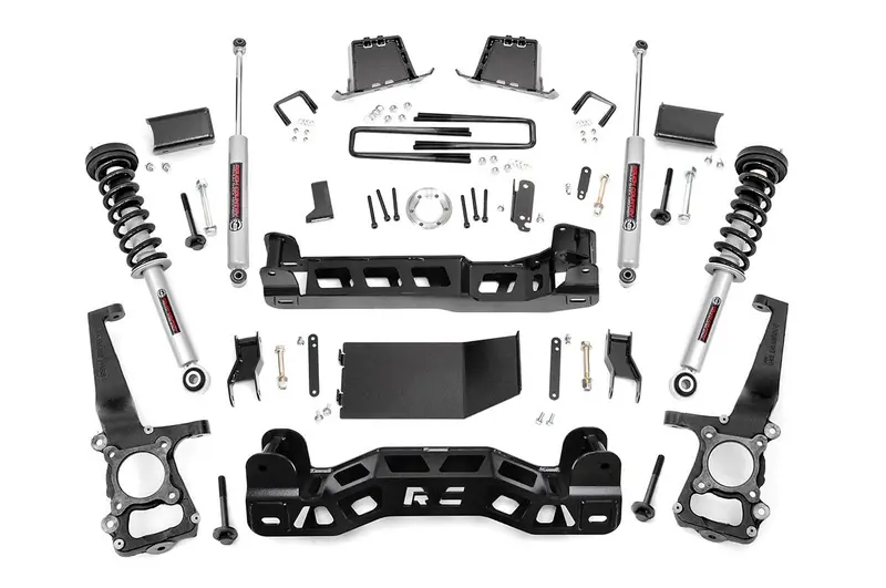 Rough Country 57532 6-Inch Suspension Lift Kit With N3 Struts For 2011–2014 F-150 4Wd 1