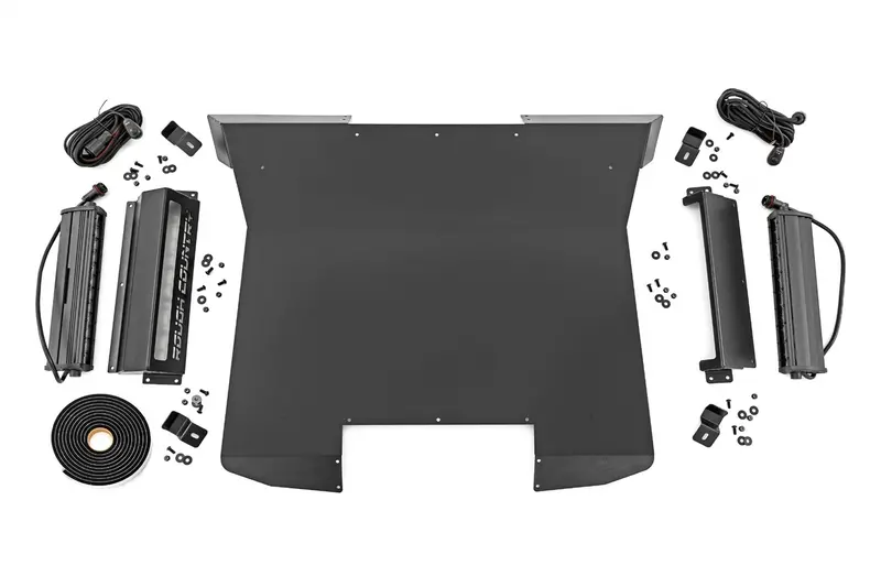 Rough Country 93110 Lighted Metal Roof — Compatible With 2009–2022 Polaris Rzr 170 4Wd Utv 1
