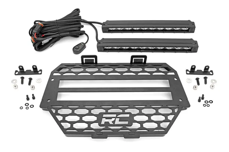 Rough Country Slimline Led Grille Light Kit – 10-Inch Dual Setup For Polaris Rzr 1000Xp/S (2014–Present) 1