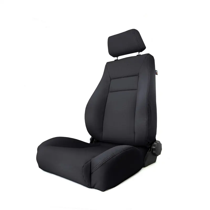 Rugged Ridge 13414.15 Ultra Seat — Heavy-Duty Reclining Front Seat In Black Denim Fabric 1