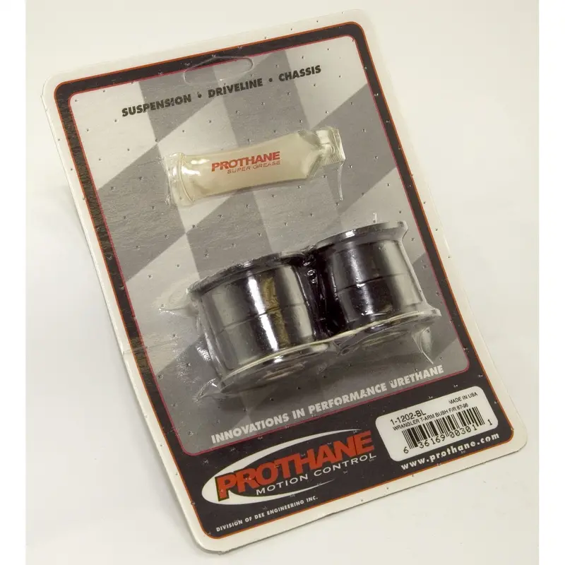 Rugged Ridge Front And Rear Track Bar Bushing Kit – Black Polyurethane Pair 1