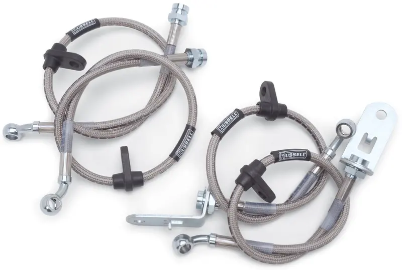 Russell 672400 Street-Legal Stainless Steel Brake Line Kit – 3-Line Set 1