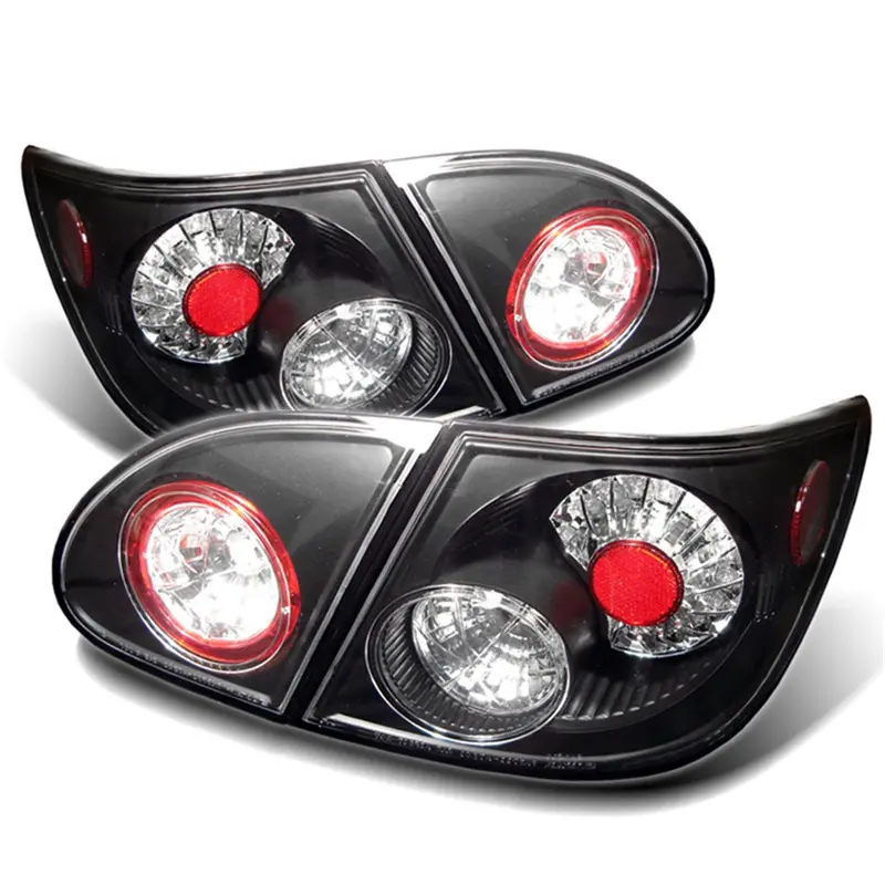 Spyder Auto 5007360 Led Tail Light Assembly – Black, Stock-Bulb Compatible Pair 1