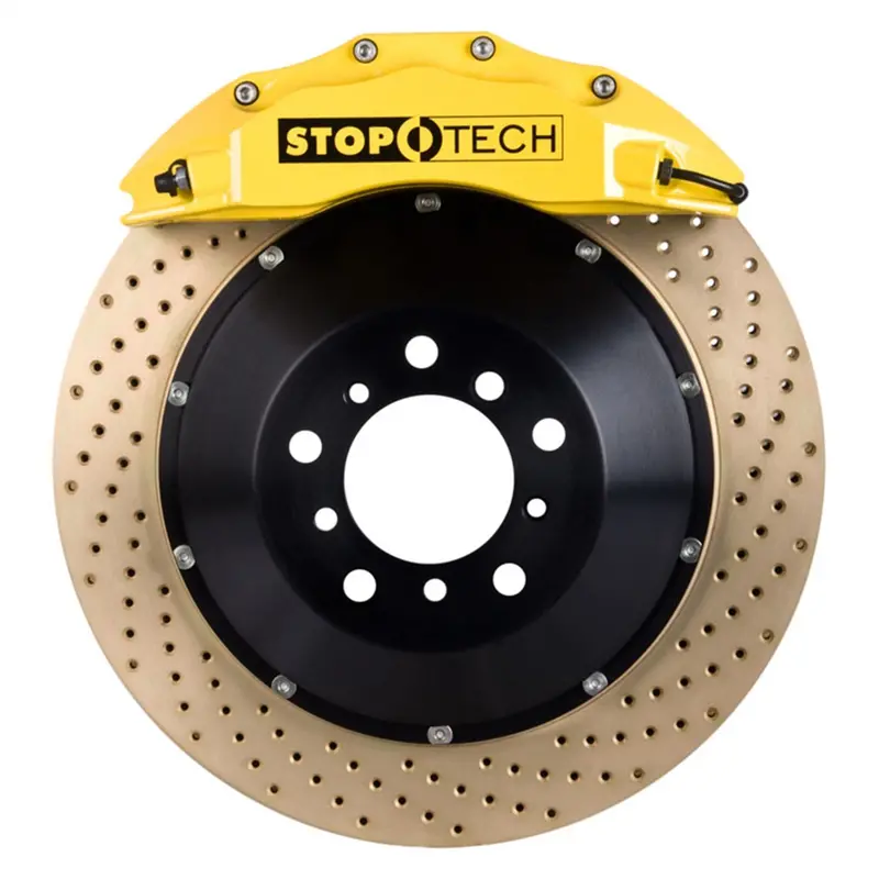 Stoptech 83.B31.6800.84 Big Brake Kit – Two-Piece Front Rotors 1