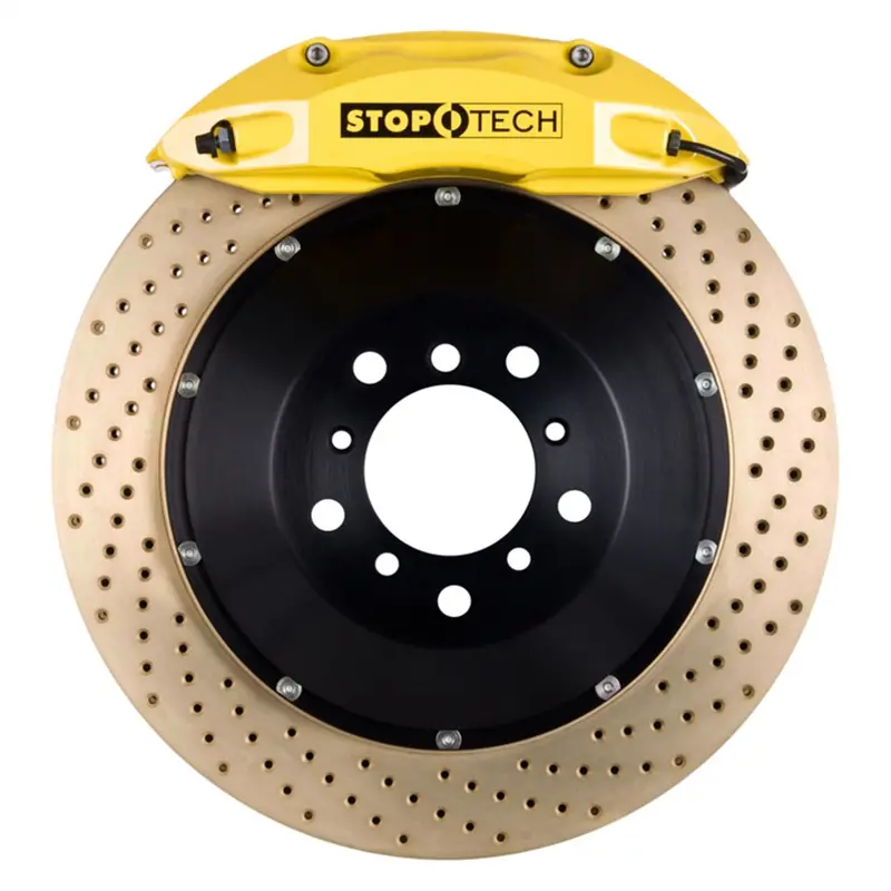 Stoptech Big Brake Kit – Front, Two-Piece Slotted Rotors (Model 83.148.4600.84) 1