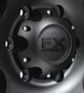 Trailfx 302-Series 6-Lug Closed-Style Wheel Cover – Satin Black Finish (Model A89-9765Sbfx) 1
