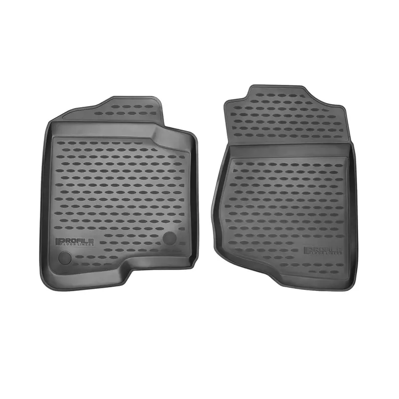 Westin 74-12-21010 Profile Front Floor Liners – Durable Black Trim 1